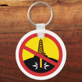 Stop Fracking Sleutelhanger (Voorkant)