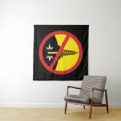 Stop Fracking Wandkleed (In Situ (horizontaal))