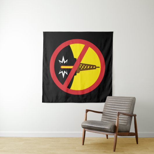 Stop Fracking Wandkleed (In Situ (horizontaal))