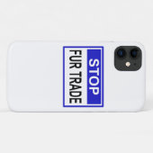 Stop Fur Trade Blue-teken Case-Mate iPhone Case (Achterkant (horizontaal))