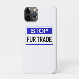 Stop Fur Trade Blue-teken iPhone 11 Pro Hoesje