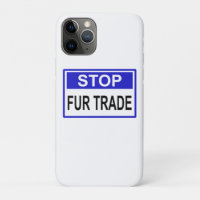 Stop Fur Trade Blue-teken