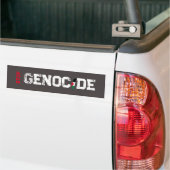 Stop Genocide Bumper Sticker (Sur camion)