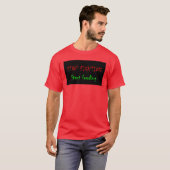 Stop gevechten, begin voer t-shirt (Voorkant volledig)