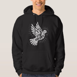 "STOP GEWELD" - Krachtig Vredesduif T-Shirt