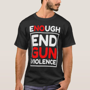 Stop Geweld met Vuurwapens Genoeg Vuurwapens Ik Vu T-shirt