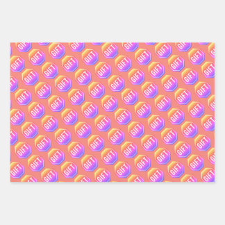 STOP: GIFT y2k Grappige unieke nieuwigheid Eenvoud Inpakpapier Vel