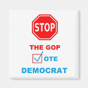 STOP GOP - Sq Magnet Magneet