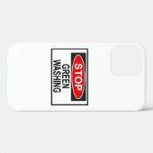 Stop Greenwash Sign (1) Case-Mate iPhone Case (Achterkant (horizontaal))