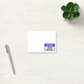 Stop groenwas-sign post-it® notes (Kantoor)