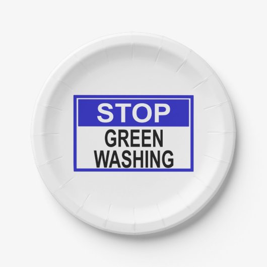 Stop groenwassen bord (Voorkant)
