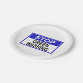Stop groenwassen bord (Gekanteld)