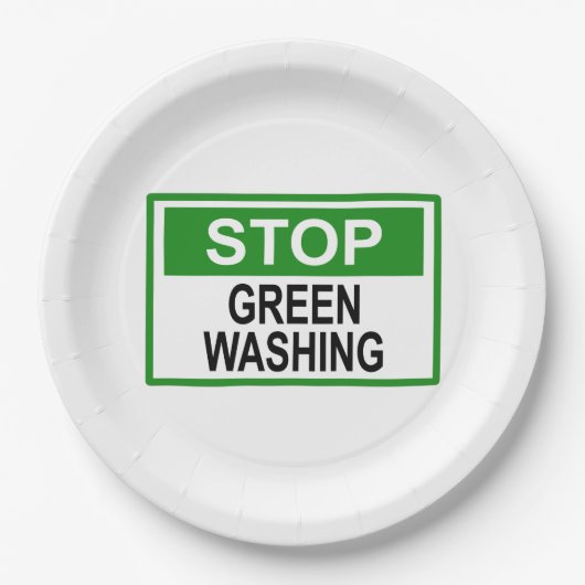Stop groenwassen bord (Voorkant)