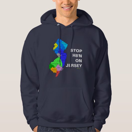 STOP H8'N OP JERSEY Hoodie (Voorkant)