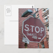 Stop Hammer Time Briefkaart (Voorkant / Achterkant)