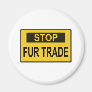 Stop handel Geel Magneet