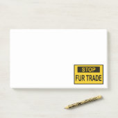 Stop handel Geel Post-it® Notes (Op bureau)