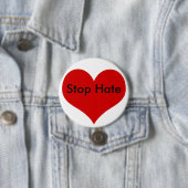 Stop Hate Ronde Button 7,6 Cm (In situ)
