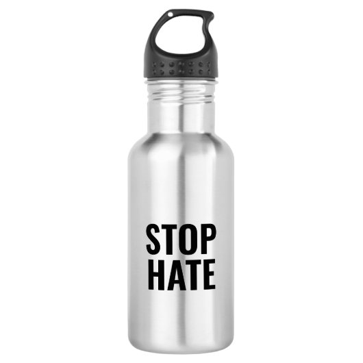 Stop Hate Waterfles (Voorkant)