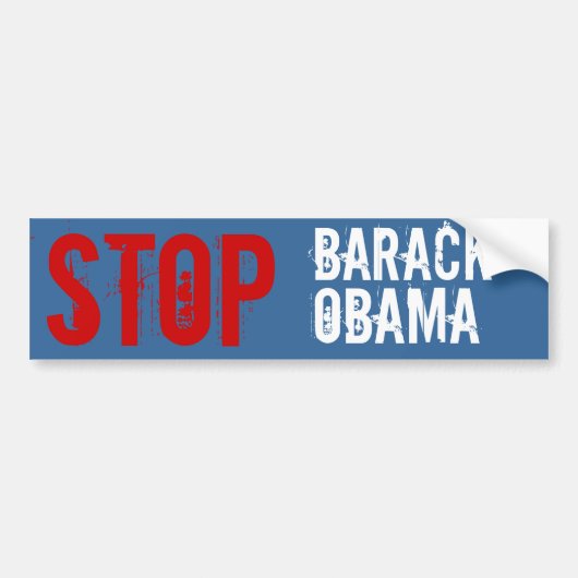 Stop hem bumpersticker (Voorkant)