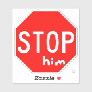 Stop hem sticker