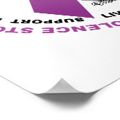 Stop het Binnenlands Geweld Poster (Hoek)