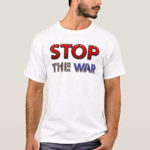 Stop het oorlog T-shirt