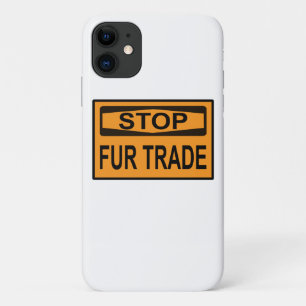 Stop het oranje van het Handelsbord Fur iPhone 11 Hoesje