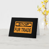 Stop het oranje van het Handelsbord Fur Kaart (Gele Bloem)