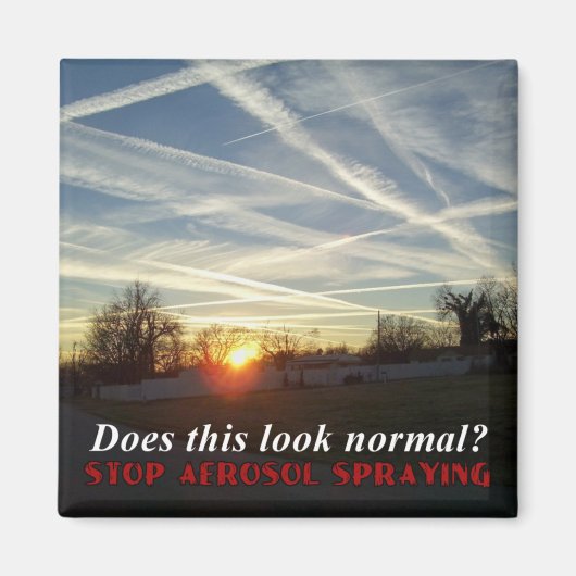 Stop het spuiten van aerosolen magneet (Voorkant)