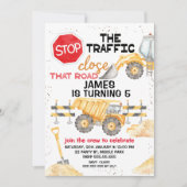 Stop het verkeer, sluit de wegconstructie kaart (Voorkant)