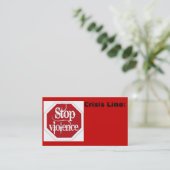 Stop het Visitekaartje Geweld (Staand voorkant)