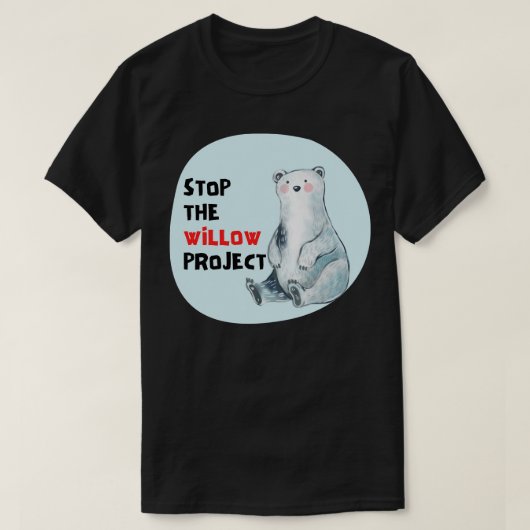 stop het wilgenproject 8 t-shirt (Design voorkant)