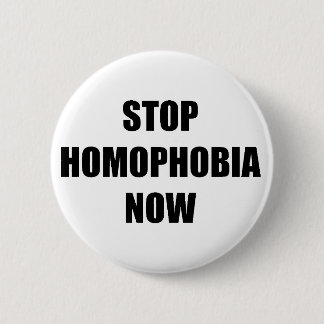 Stop homofobie ronde button 5,7 cm