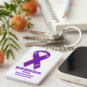 Stop huiselijk geweld sleutelhanger (Voorkant Rechts)