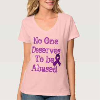 Stop huiselijk geweld t-shirt