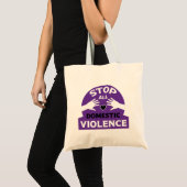 Stop huiselijk geweld tote bag (Voorkant (product))