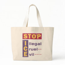 Stop illegale wrede ICE-Canvas tas