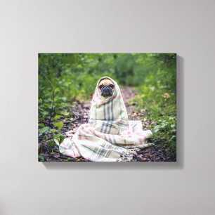 Stop in een deken canvas afdruk