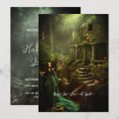 Stop in voor een spreuk kaart (Voorkant / Achterkant)