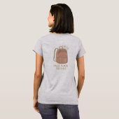 Stop je dromen in je rugzak – Boho-rugzakontwerp T-shirt (Achterkant volledig)