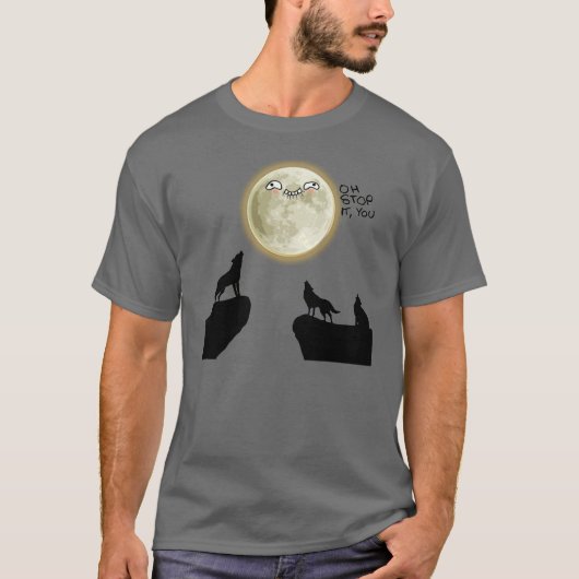 Stop je shirt van een wolf meme (Voorkant)