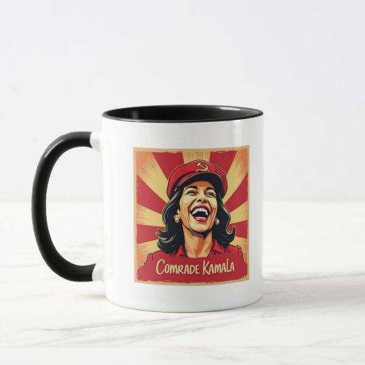 Stop Kamunism Harris Walz 2024 kameraad Kamala Mok (Links)