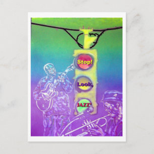 Stop! Kijk. Jazz * Briefkaart