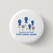 Stop kindermisbruik ronde button 3,2 cm (Voorkant)