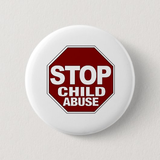 Stop kindermisbruik ronde button 5,7 cm (Voorkant)