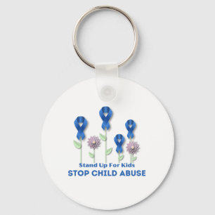 Stop kindermisbruik sleutelhanger