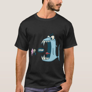Stop - klein tegen groot t-shirt