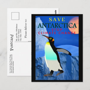 Stop klimaatverandering met de verwarming van Anta Briefkaart