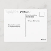 Stop klimaatverandering met de verwarming van Anta Briefkaart (Achterkant)